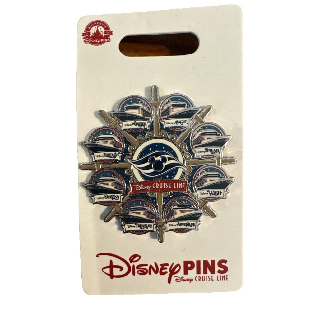 NEW! Disney Cruise Line Adventure trading Pin 2026 8 ship fleet In‎ Hand